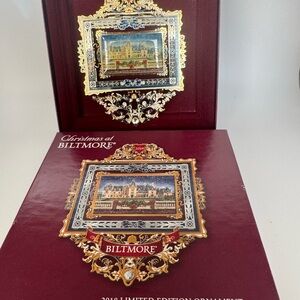 Christmas at Biltmore Ornament 2018 Brass Collectible Limited Edition Ornament
